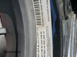 2019 Maserati Ghibli S Q4 z VIN ZAM57YTA8K1328392, wystawiony jako Copart lot #50711685 z przebiegiem 56 609 mil mil oraz Szkoda całkowita • Salvage title. Historia ofert i sprzedaży dostępna na DreamBid. Obrazek 12.