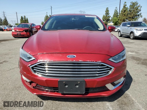 2017 Ford Fusion Titanium with VIN 3FA6P0SU1HR299506, listed as a Copart auction lot 62031915 with 94,412 mi miles and Salvage title. Bid and sale history available at DreamBid. Image 5.