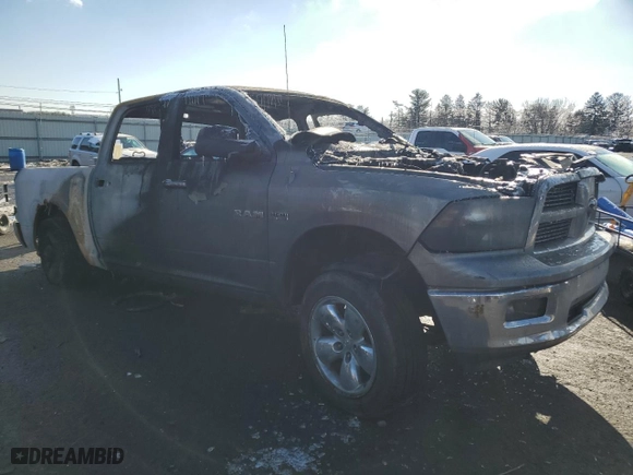 2010 Dodge Ram 1500 SLT with VIN 1D7RV1CT8AS241160, listed as a Copart auction lot 44374985 with 0 mi miles and Salvage Title. Bid and sale history available at carsss.com. Image 4.