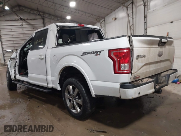2015 Ford F-150 XLT with VIN 1FTEW1EP5FFB32595, listed as a IAAI auction lot 41477665 with 120,441 mi miles. Bid and sale history available at carsss.com. Image 3.