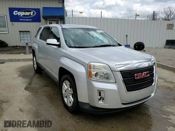 2013 GMC Terrain SLE with VIN 2GKALMEK9D6272285, listed as a Copart auction lot 51327545 with 89,220 mi miles and Salvage Title. Bid and sale history available at DreamBid. Image 14.
