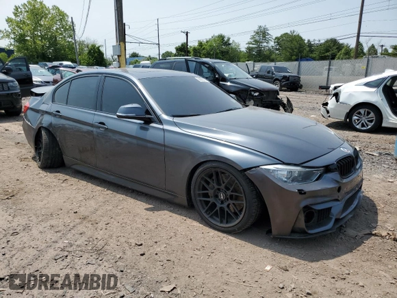 2014 BMW 3 Series 335i xDrive with VIN WBA3B9G59ENR91901, listed as a Copart auction lot 59386295 with 109,995 mi miles and Salvage title. Bid and sale history available at DreamBid. Image 4.
