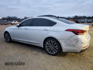 2017 Genesis G80 3.8L z VIN KMHGN4JE0HU171834, wystawiony jako Copart lot #47764005 z przebiegiem 86 389 mil mil oraz Szkoda całkowita • Salvage title. Historia ofert i sprzedaży dostępna na DreamBid. Obrazek 2.