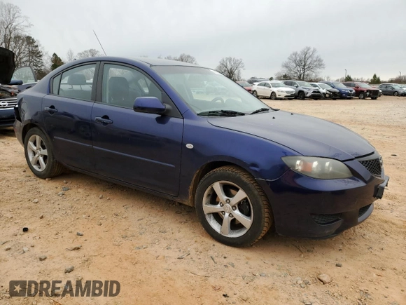 2004 Mazda 3 i with VIN JM1BK12F141114809, listed as a Copart auction lot 48137345 with 137,199 mi miles and Salvage Title. Bid and sale history available at DreamBid. Image 4.