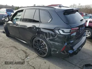2020 BMW X5 M Competition with VIN 5YMJU0C00L9C64091, listed as a Copart auction lot 83118204 with 0 mi miles and Salvage Title. Bid and sale history available at carsss.com. Image 2.