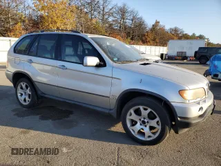 2000 BMW X5 with VIN WBAFB3346YLH00636, listed as a Copart auction lot 77256624 with 0 mi miles and Clean Title. Bid and sale history available at carsss.com. Image 4.