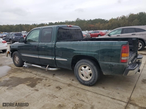 2002 GMC Sierra 1500 SLE with VIN 2GTEC19T221313512, listed as a Copart auction lot 78368434 with 167,095 mi miles and Salvage Title. Bid and sale history available at carsss.com. Image 2.