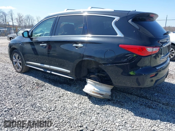 2015 Infiniti QX60 with VIN 5N1AL0MM9FC536554, listed as a IAAI auction lot 41984292 with 160,808 mi miles and . Bid and sale history available at DreamBid. Image 3.