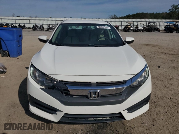 2018 Honda Civic LX with VIN 19XFC2F53JE203053, listed as a Copart auction lot 80767814 with 82,349 mi miles and Salvage Title. Bid and sale history available at DreamBid. Image 5.