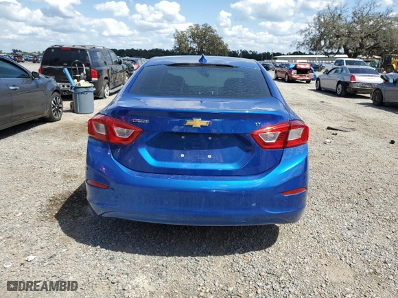 2018 Chevrolet Cruze LT with VIN 1G1BE5SMXJ7245784, listed as a Copart auction lot 51838475 with 49,760 mi miles and Salvage Title. Bid and sale history available at carsss.com. Image 6.