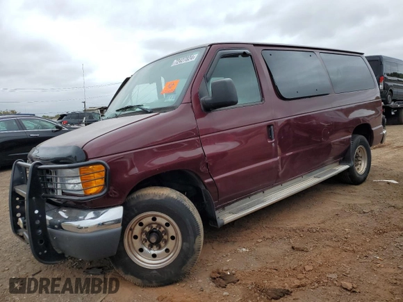 2005 Ford Econoline Passenger XL with VIN 1FBNE31L45HA98769, listed as a Copart auction lot 72427824 with 94,304 mi miles and Salvage Title. Bid and sale history available at DreamBid. Image 1.