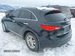 2012 Infiniti FX with VIN JN8AS1MW0CM156009, listed as a IAAI auction lot 41601349 with 53,795 mi miles and . Bid and sale history available at DreamBid. Image 3.