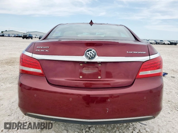 2016 Buick LaCrosse Leather with VIN 1G4GB5GR1GF174768, listed as a Copart auction lot 60461125 with 87,038 mi miles and Salvage title. Bid and sale history available at DreamBid. Image 6.