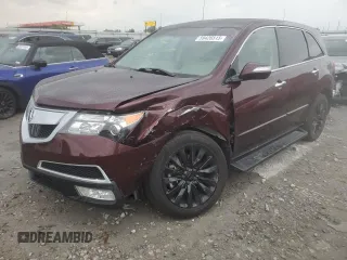 2012 Acura MDX Advance with VIN 2HNYD2H69CH534233, listed as a Copart auction lot 59426515 with 91,902 mi miles and Salvage title. Bid and sale history available at DreamBid. Image 1.