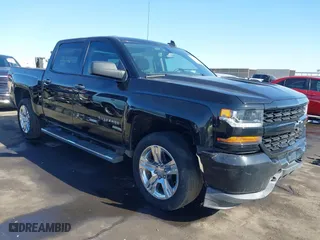 2018 Chevrolet Silverado 1500 Custom with VIN 3GCUKPEC9JG406203, listed as a IAAI auction lot 41313945 with 108,299 mi miles. Bid and sale history available at carsss.com. Image 1.