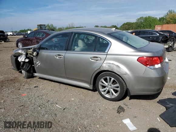 2014 Subaru Legacy Premium with VIN 4S3BMCC67E3012490, listed as a Copart auction lot 56971755 with 126,208 mi miles and Salvage title. Bid and sale history available at DreamBid. Image 2.