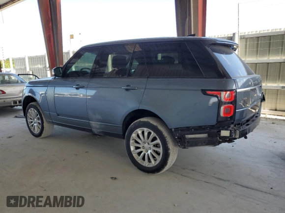 2020 Land Rover Range Rover with VIN SALGS4RY6LA404694, listed as a Copart auction lot 59352225 with 47,938 mi miles and Salvage title. Bid and sale history available at DreamBid. Image 2.