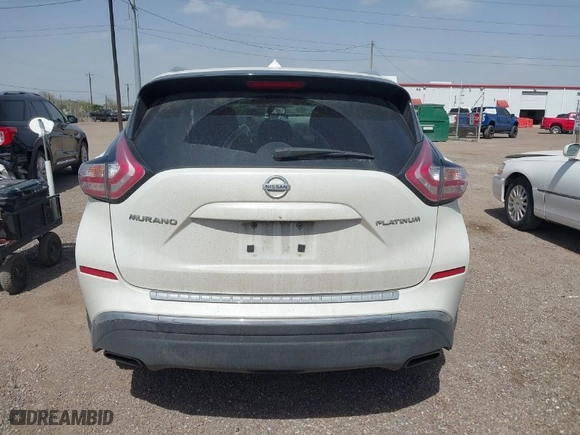 2016 Nissan Murano S with VIN 5N1AZ2MG2GN120050, listed as a IAAI auction lot 41743948 with 159,542 mi miles. Bid and sale history available at carsss.com. Image 16.