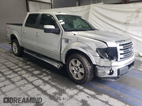 2013 Ford F-150 XL with VIN 1FTFW1ET6DFA77461, listed as a Copart auction lot 56497205 with 140,694 mi miles and Salvage title. Bid and sale history available at DreamBid. Image 4.