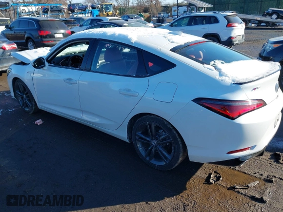 2024 Acura Integra w/A-Spec Package with VIN 19UDE4H33RA024360, listed as a IAAI auction lot 41395918 with 13,264 mi miles and . Bid and sale history available at carsss.com. Image 3.