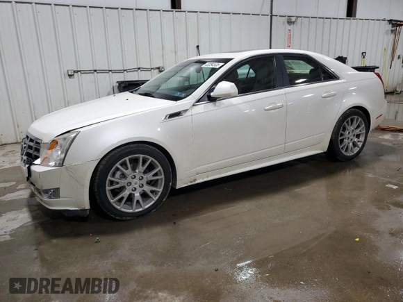 2012 Cadillac CTS Premium with VIN 1G6DS5E35C0120346, listed as a Copart auction lot 43354535 with 121,196 mi miles and Salvage Title. Bid and sale history available at DreamBid. Image 1.