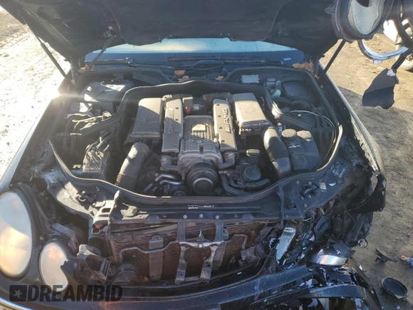 2003 Mercedes-Benz E-Class 5.5L AMG with VIN WDBUF76J73A364731, listed as a Copart auction lot 87019114 with 187,696 mi miles and Salvage Title. Bid and sale history available at carsss.com. Image 12.