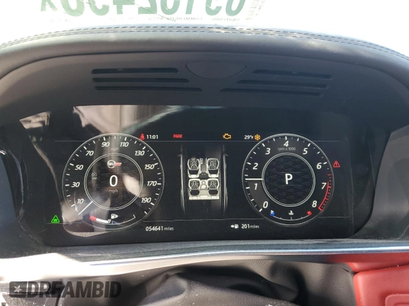 2018 Land Rover Range Rover Sport SVR with VIN SALWZ2SE9JA195721, listed as a Copart auction lot 89152495 with 54,641 mi miles and Salvage Title. Bid and sale history available at carsss.com. Image 9.