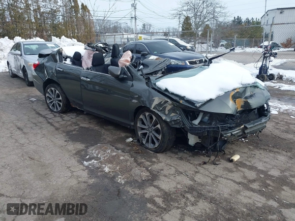 2014 Honda Accord Sport with VIN 1HGCR2F50EA204687, listed as a IAAI auction lot 41512004 with 120,714 mi miles and . Bid and sale history available at carsss.com. Image 1.