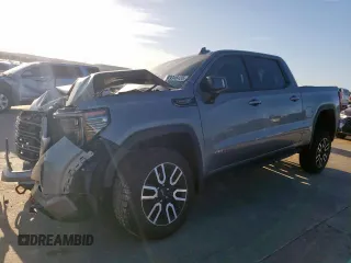 2024 GMC Sierra 1500 AT4 with VIN 3GTUUEEL0RG293378, listed as a Copart auction lot 49346455 with 12,437 mi miles and Salvage title. Bid and sale history available at DreamBid. Image 1.