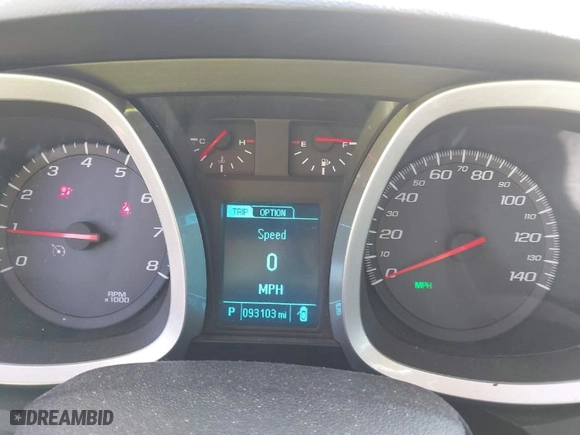2013 Chevrolet Equinox LS with VIN 2GNALBEKXD1269092, listed as a IAAI auction lot 41783112 with 93,103 mi miles. Bid and sale history available at carsss.com. Image 7.