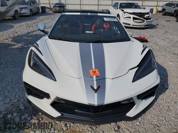 2021 Chevrolet Corvette 2LT with VIN 1G1YB2D47M5120014, listed as a Copart auction lot 61862085 with Not provided miles and Salvage title. Bid and sale history available at DreamBid. Image 5.