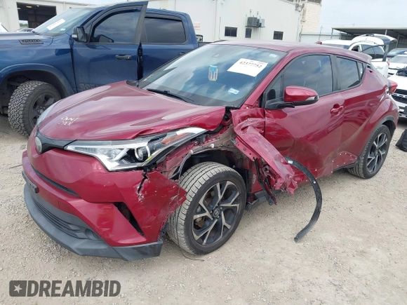 2018 Toyota C-HR XLE with VIN NMTKHMBX6JR035626, listed as a IAAI auction lot 42377752 with 120,196 mi miles and . Bid and sale history available at DreamBid. Image 2.