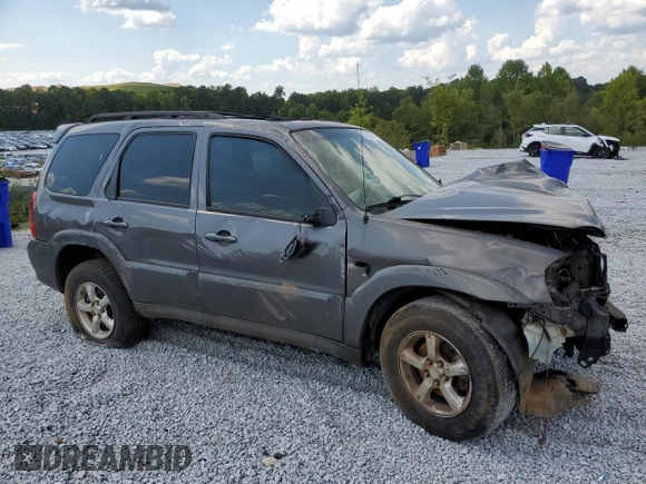 2006 Mazda Tribute S with VIN 4F2YZ06186KM08378, listed as a Copart auction lot 69391894 with Not Provided miles and Salvage Title. Bid and sale history available at DreamBid. Image 4.