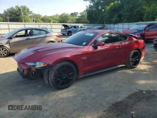 2019 Ford Mustang GT with VIN 1FA6P8CF0K5112877, listed as a Copart auction lot 59865955 with 85,527 mi miles and Salvage title. Bid and sale history available at DreamBid. Image 1.