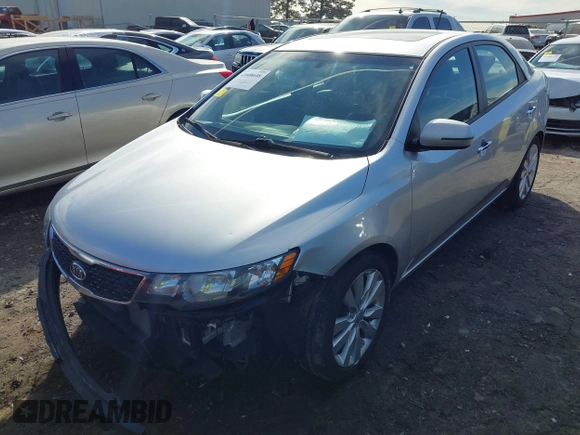 2012 Kia Forte SX with VIN KNAFW4A37C5621409, listed as a IAAI auction lot 41608698 with 202,731 mi miles. Bid and sale history available at carsss.com. Image 6.
