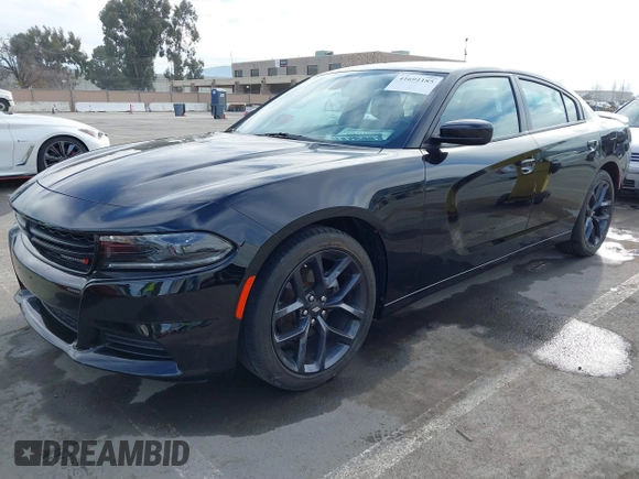 2023 Dodge Charger SXT with VIN 2C3CDXBGXPH598094, listed as a IAAI auction lot 41691185 with 29,153 mi miles. Bid and sale history available at carsss.com. Image 2.