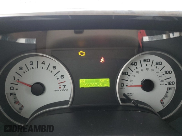2008 Ford Explorer Sport Trac Limited with VIN 1FMEU33E68UA60707, listed as a Copart auction lot 45011225 with 196,367 mi miles and Salvage title. Bid and sale history available at DreamBid. Image 9.