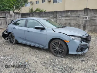 2021 Honda Civic Sport with VIN SHHFK7H45MU218803, listed as a Copart auction lot 46521875 with 79,949 mi miles and Non Repairable. Bid and sale history available at DreamBid. Image 4.