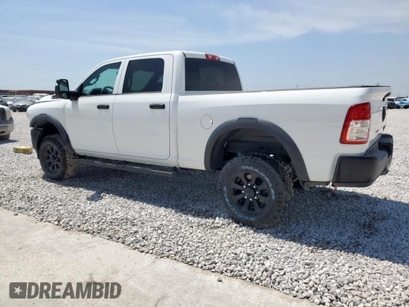 2024 Ram 2500 Tradesman with VIN 3C6TR5CJ9RG349436, listed as a Copart auction lot 52707775 with 3,662 mi miles and Salvage Title. Bid and sale history available at carsss.com. Image 2.