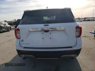 2022 Ford Explorer Limited with VIN 1FMSK7FH3NGA64018, listed as a Copart auction lot 43249475 with 0 mi miles and Salvage Title. Bid and sale history available at carsss.com. Image 6.
