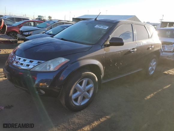 2003 Nissan Murano SE with VIN JN8AZ08W33W228261, listed as a Copart auction lot 72967364 with 219,050 mi miles and Salvage Title. Bid and sale history available at carsss.com. Image 1.
