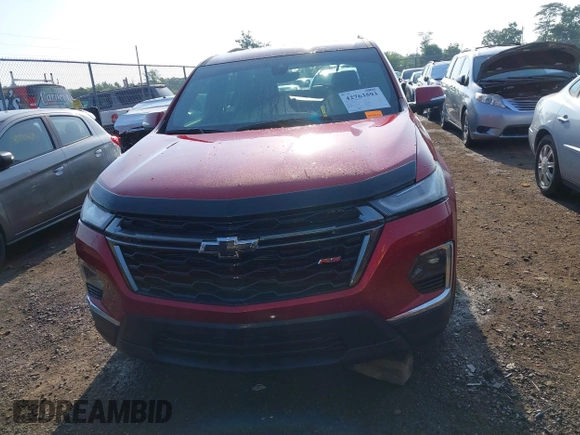 2022 Chevrolet Traverse RS with VIN 1GNEVJKW4NJ166397, listed as a IAAI auction lot 42763593 with 18,235 mi miles and . Bid and sale history available at DreamBid. Image 13.