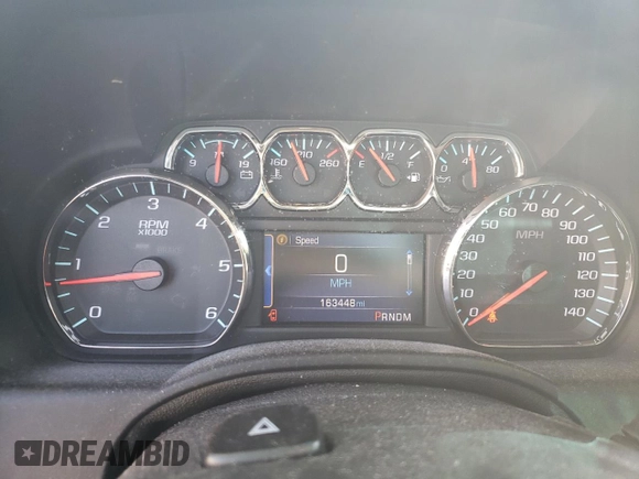 2015 Chevrolet Suburban LTZ with VIN 1GNSKKKC2FR210780, listed as a Copart auction lot 47207445 with 163,448 mi miles and Salvage Title. Bid and sale history available at carsss.com. Image 9.