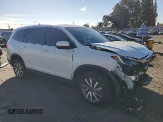 2020 Honda Pilot EX-L with VIN 5FNYF5H5XLB023273, listed as a Copart auction lot 46121255 with 22,897 mi miles and Salvage Title. Bid and sale history available at carsss.com. Image 4.