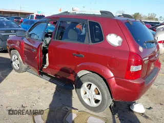 2005 Hyundai Tucson GL with VIN KM8JM12B75U108866, listed as a IAAI auction lot 41218960 with 111,319 mi miles. Bid and sale history available at carsss.com. Image 3.