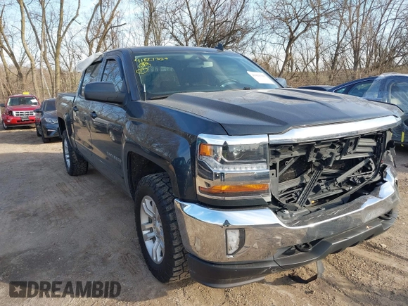 2017 Chevrolet Silverado 1500 LT with VIN 3GCUKREC5HG348435, listed as a IAAI auction lot 41821369 with 140,000 mi miles and . Bid and sale history available at DreamBid. Image 1.