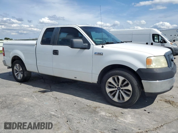 2008 Ford F-150 XL with VIN 1FTPX12598KD37758, listed as a Copart auction lot 62868375 with 307,603 mi miles and Clean title. Bid and sale history available at DreamBid. Image 4.