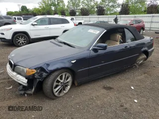 2004 BMW 3 Series 330Ci z VIN WBABW53494PL48232, wystawiony jako Copart lot #57779345 z przebiegiem 117 347 mil mil oraz Szkoda całkowita • Salvage title. Historia ofert i sprzedaży dostępna na DreamBid. Obrazek 1.