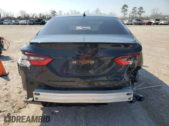 2023 Toyota Camry SE with VIN 4T1G11AK3PU077493, listed as a Copart auction lot 47218195 with 53,692 mi miles and Salvage Title. Bid and sale history available at DreamBid. Image 6.