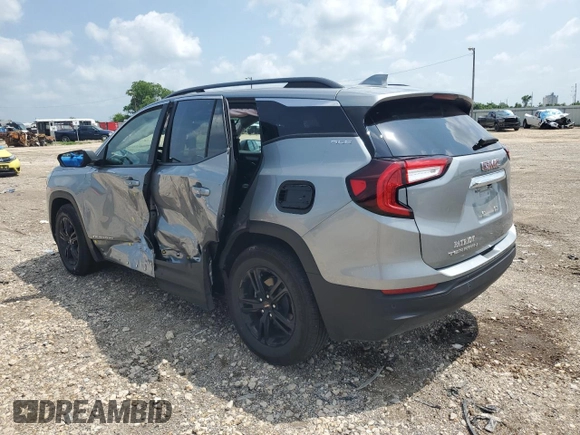 2024 GMC Terrain SLE with VIN 3GKALMEG7RL396649, listed as a Copart auction lot 54423435 with 3,411 mi miles and Salvage title. Bid and sale history available at DreamBid. Image 2.